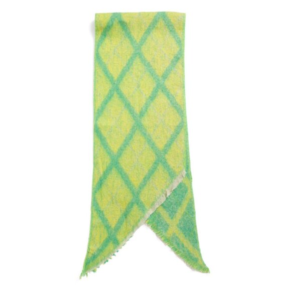 LULLA COLLECTION Green Fringe Cold Weather Scarf - Picture 2 of 2